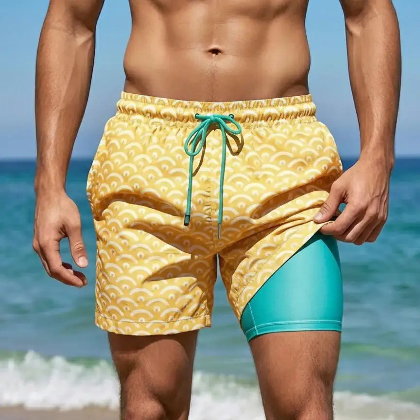 Bañador ComfortSwim Piñas Azul Wibba