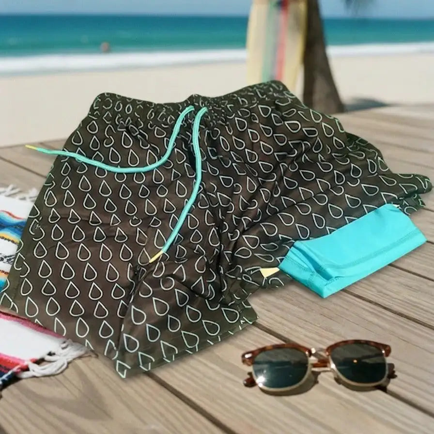 Bañador hombre estampado drops gotas