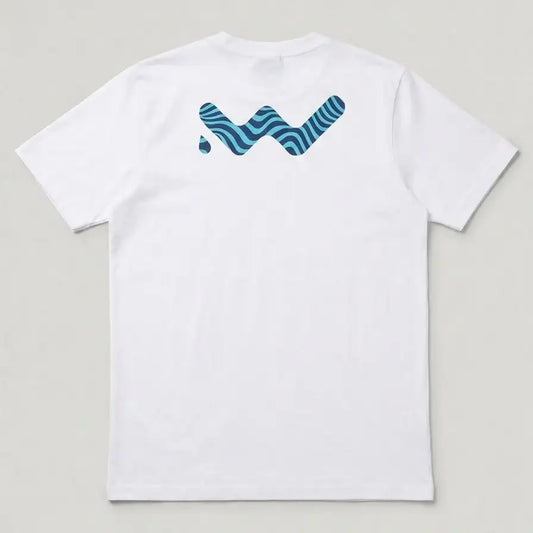 Camiseta blanca Wibba hombre premium
