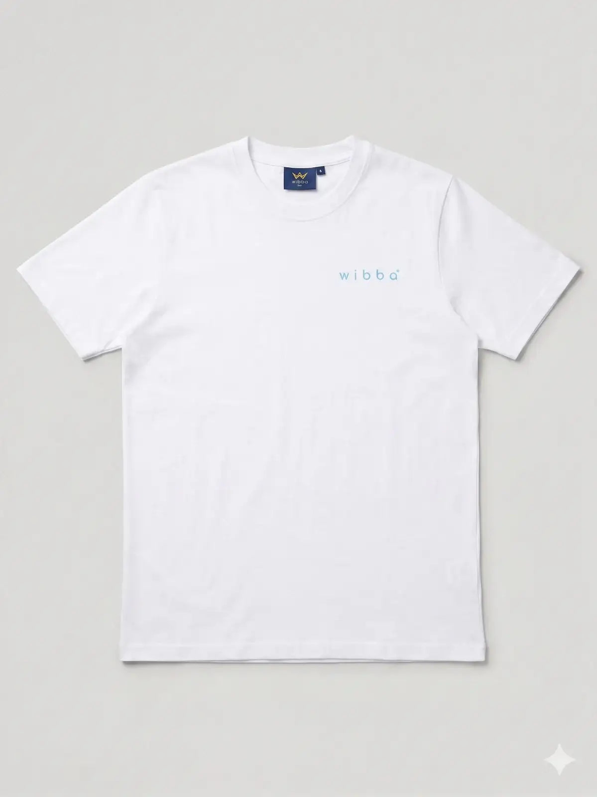 Camiseta hombre blanca estilo minimalista Wibba
